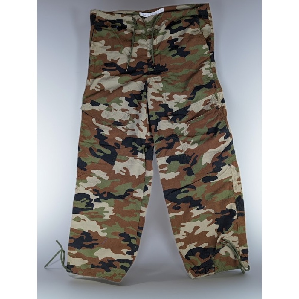 Tinseltown Parachute Cargo Pants XS Camo Joggers Wide Leg Grunge